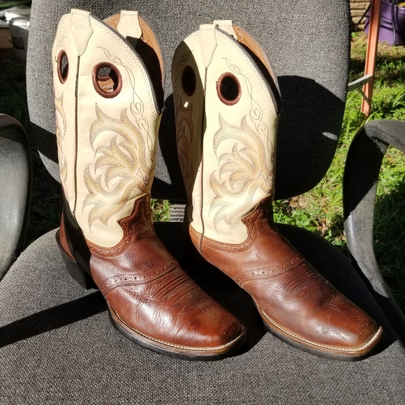Justin Boots Shoes Mens Justin Stampede Punchy Cowboy Boots Sz9